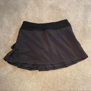 Ivivva by Lululemon Black Ruffle Skirt